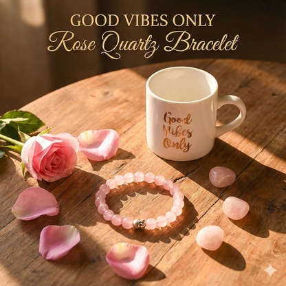Love Attraction Bracelet (Original Rose Quartz)