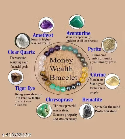 Money Magnet Crystal Bracelet (Certified)